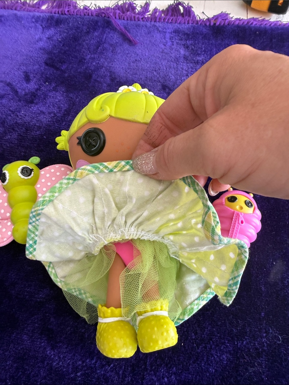 Lalaloopsy Littles Twinkle 'N' Flutters Doll with Butterfly & Cocoon Pets - Picture 3 of 7